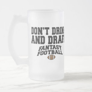 Caneca De Cerveja Vidro Jateado Futebol Fantástico - Não Beba e Rasgue