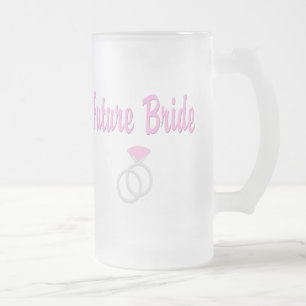 Caneca De Cerveja Vidro Jateado Futuro Noivo Mug