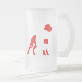 Caneca De Cerveja Vidro Jateado g von dogGen