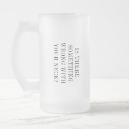 Caneca De Cerveja Vidro Jateado Gag de Colaborador do Ajustador Ósseo de Chiroprac