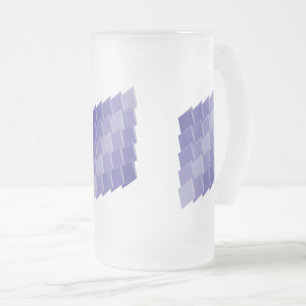 Caneca De Cerveja Vidro Jateado Geometria para 2022