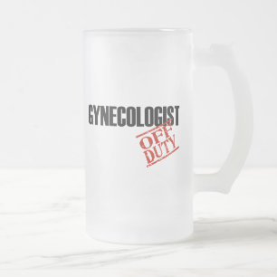 CANECA DE CERVEJA VIDRO JATEADO GINECOLOGISTA FORA DE SERVIÇO