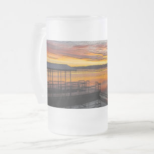 Caneca De Cerveja Vidro Jateado Glória Laranja Morning Vidro De Fosco Para Pintura