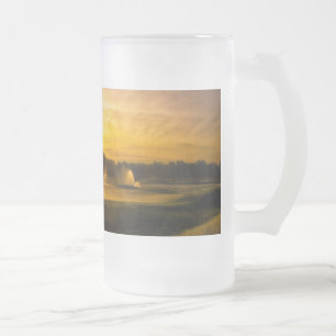 Caneca De Cerveja Vidro Jateado Golfe Course Sprinklers de Daybreak