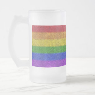 Caneca De Cerveja Vidro Jateado Gradação da Brilhante de Queda