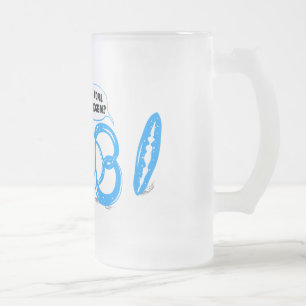 Caneca De Cerveja Vidro Jateado Gráficos Modernos da Baviera