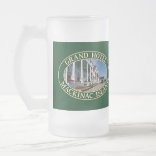 Caneca De Cerveja Vidro Jateado Grand Hotel em Mackinac Island, Michigan