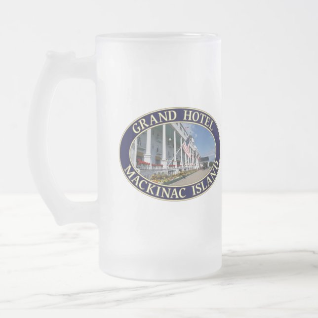 Caneca De Cerveja Vidro Jateado Grand Hotel Mackinac Island, Michigan (Esquerda)