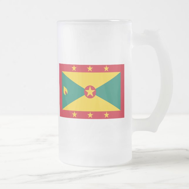 Caneca De Cerveja Vidro Jateado grenada (Direita)