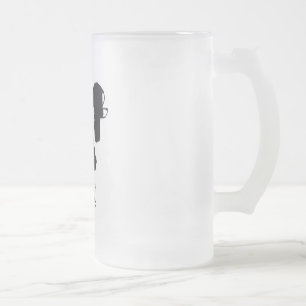 Caneca De Cerveja Vidro Jateado Harlekin