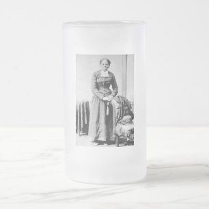 Caneca De Cerveja Vidro Jateado Harriet Tubman Conductor Underground Railroad