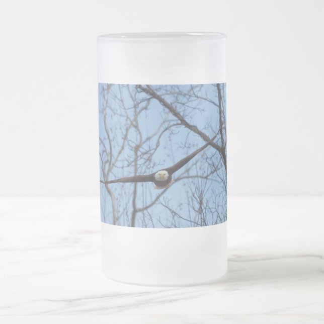 Caneca De Cerveja Vidro Jateado Hetero Na Agle Fosco Mug (Centro)