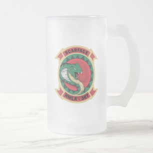 Caneca De Cerveja Vidro Jateado HMLA-367 "Scarface "