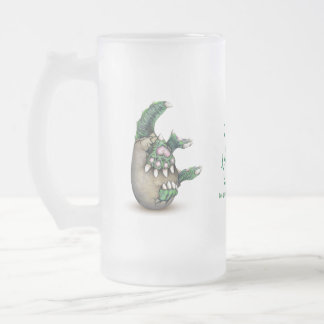 Caneca De Cerveja Vidro Jateado Hodag Babies Mug