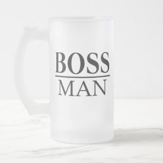 CANECA DE CERVEJA VIDRO JATEADO HOMEM DO CHEFE