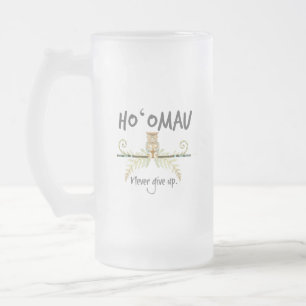 Caneca De Cerveja Vidro Jateado Ho'Omau Tiki