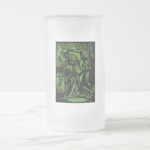 Caneca De Cerveja Vidro Jateado Horrores Revelados de Mineiros Mortos para o Hallo