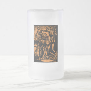 Caneca De Cerveja Vidro Jateado Horrores Revelados de Mineiros Mortos para o Hallo