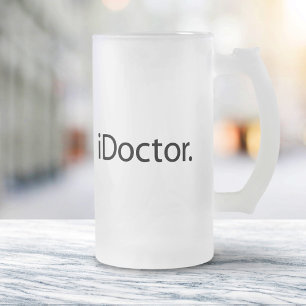 Caneca De Cerveja Vidro Jateado i Doutor (iDoctor)