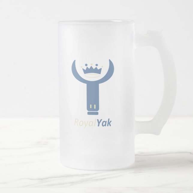 Caneca De Cerveja Vidro Jateado Iaques reais (Direita)