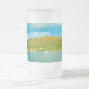 Caneca De Cerveja Vidro Jateado Iates do Lago Windermere em Cumbria
