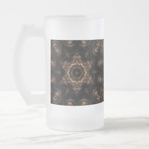 Caneca De Cerveja Vidro Jateado Idade do Bronze Mandala