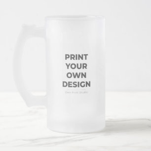 Caneca De Cerveja Vidro Jateado Impressão Personalizada Imprimindo o Meu Sob Enc