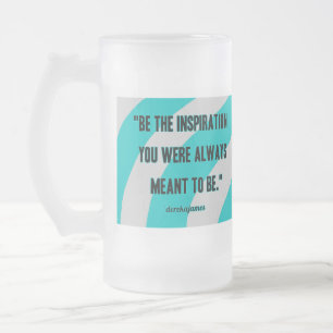 Caneca De Cerveja Vidro Jateado Inspiron Fosco vidro grande