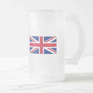 Caneca De Cerveja Vidro Jateado International da BANDEIRA de Inglaterra