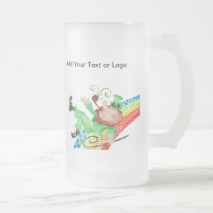 Caneca De Cerveja Vidro Jateado Irish Blessing Beer Mug - SRF
