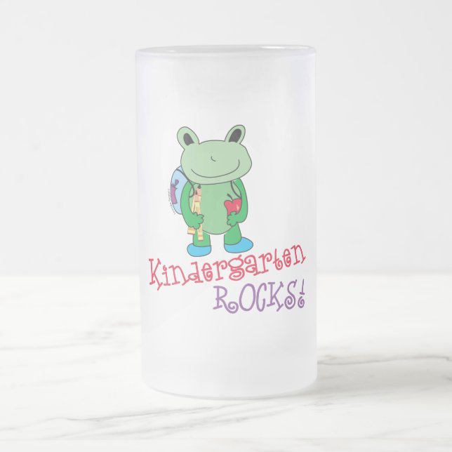 Caneca De Cerveja Vidro Jateado Jardim Infantil Rocks Mug (Centro)
