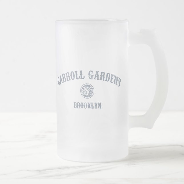 Caneca De Cerveja Vidro Jateado Jardins de Carroll (Direita)