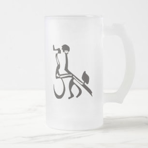 Caneca De Cerveja Vidro Jateado Jewish Tango