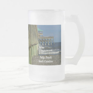 Caneca De Cerveja Vidro Jateado Junto com a tampa de vidro de pier de Fosco