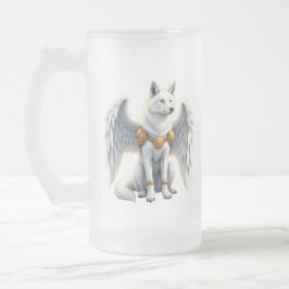 Caneca De Cerveja Vidro Jateado Keeper of the Dawn – The White Winged Wolf.