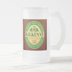 Caneca De Cerveja Vidro Jateado Kilkenny