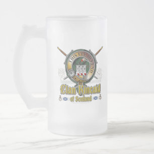 Caneca De Cerveja Vidro Jateado Kincaid Clan Crachá