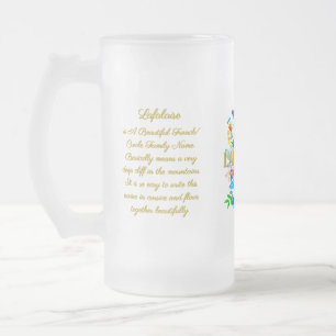 Caneca De Cerveja Vidro Jateado LAFALAISE L-Stein Caneca de Vidro Fosco 16oz S3507