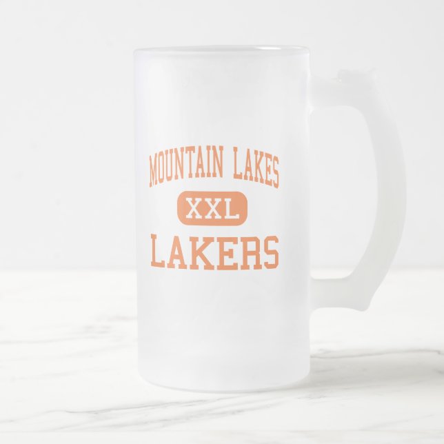 Caneca De Cerveja Vidro Jateado Lagos mountain - Lakers - lagos high - Mountain (Direita)