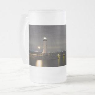 Caneca De Cerveja Vidro Jateado Lâmpada de Fosco de Rockwall Harbor