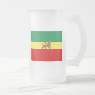 Caneca De Cerveja Vidro Jateado Leão da reggae de Rasta de Judah