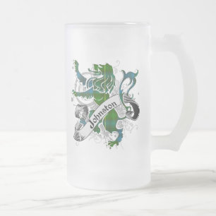Caneca De Cerveja Vidro Jateado Leão do Tartan de Johnston