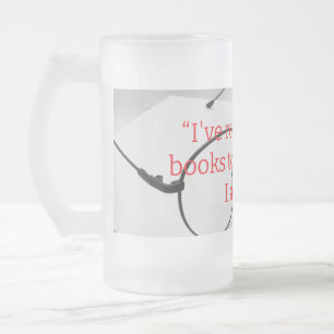 Caneca De Cerveja Vidro Jateado ler muitos livros