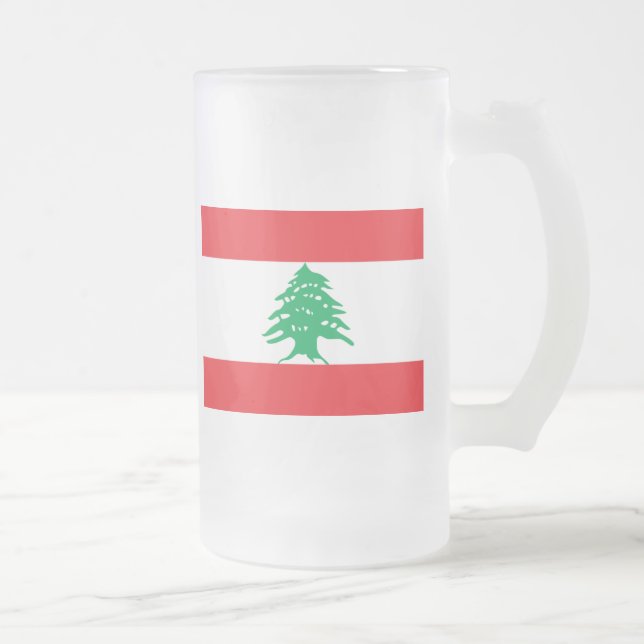 Caneca De Cerveja Vidro Jateado líbano (Direita)