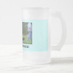 Caneca De Cerveja Vidro Jateado Líder do bloco