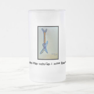 Caneca De Cerveja Vidro Jateado Lightining elétrico