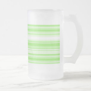 Caneca De Cerveja Vidro Jateado Listras do limão