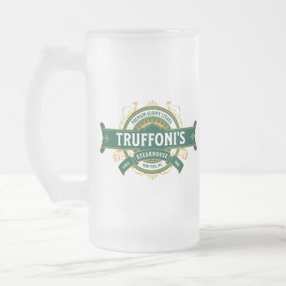 Caneca De Cerveja Vidro Jateado Lixivieiras na Truffoni