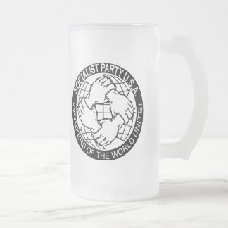 Caneca De Cerveja Vidro Jateado Logotipo de S.P.U.S.A