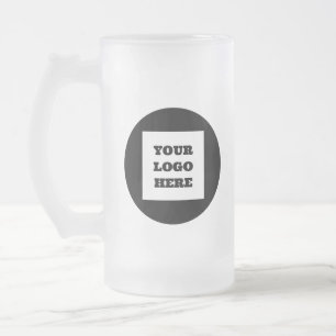 Caneca De Cerveja Vidro Jateado Logotipo Personalizado Empresa Script Beer